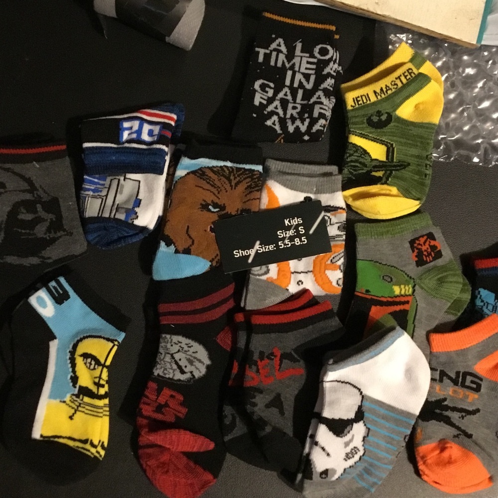 Kids star wars socks
